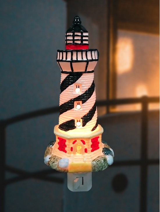 Porcelain Lighthouse Night Light with Gift Box Porcelain Lighthouse Night Light with Gift Box